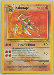 Fossil 24/62 Kabutops