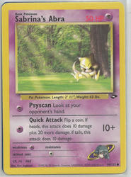 Gym Challenge 94/132 Sabrina's Abra