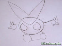 Zeichenkurs Victini - Schritt 3