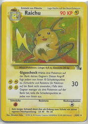 Fossil 14/62 Raichu