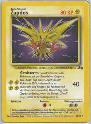 Fossil 30/62 Zapdos