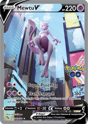 Pokémon GO 072/078 Mewtu V