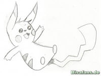 Zeichenkurs Pikachu - Schritt 4