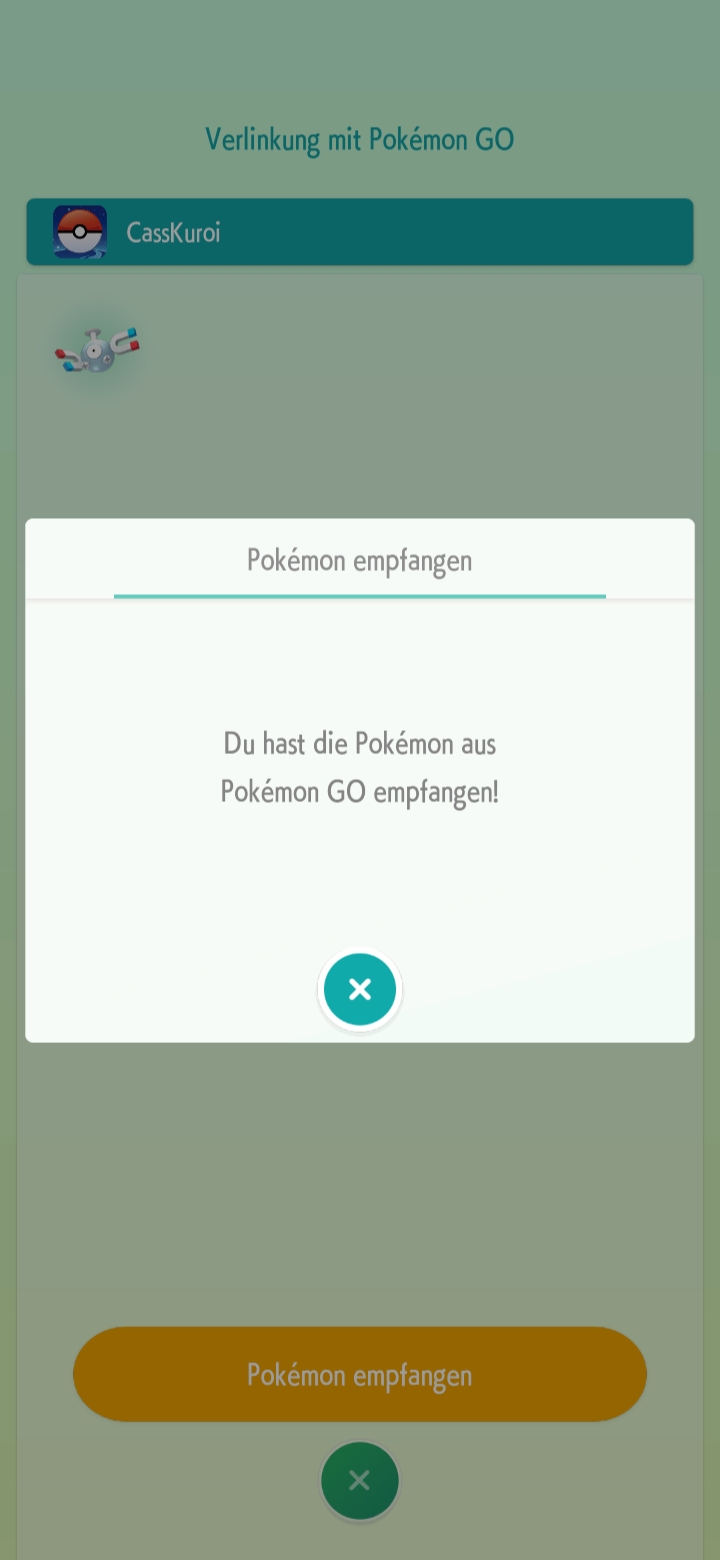 Pokémon GO Pokémon HOME Verbindung