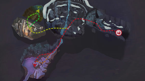 Karte von Entlegene Höhle - Höhle
