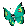 Vivillon Ziergartenmuster