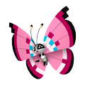 Vivillon Blumenmeermuster