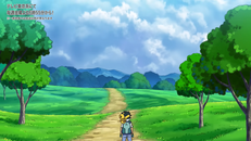 Screenshot aus Pokémon: Blauer Himmel in der Ferne!