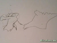 Zeichenkurs Mega-Aerodactyl - Schritt 1