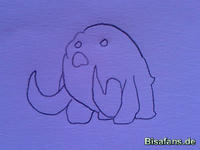 Zeichenkurs Mamutel - Schritt 1