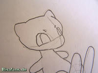 Zeichenkurs Mew - Schritt 7