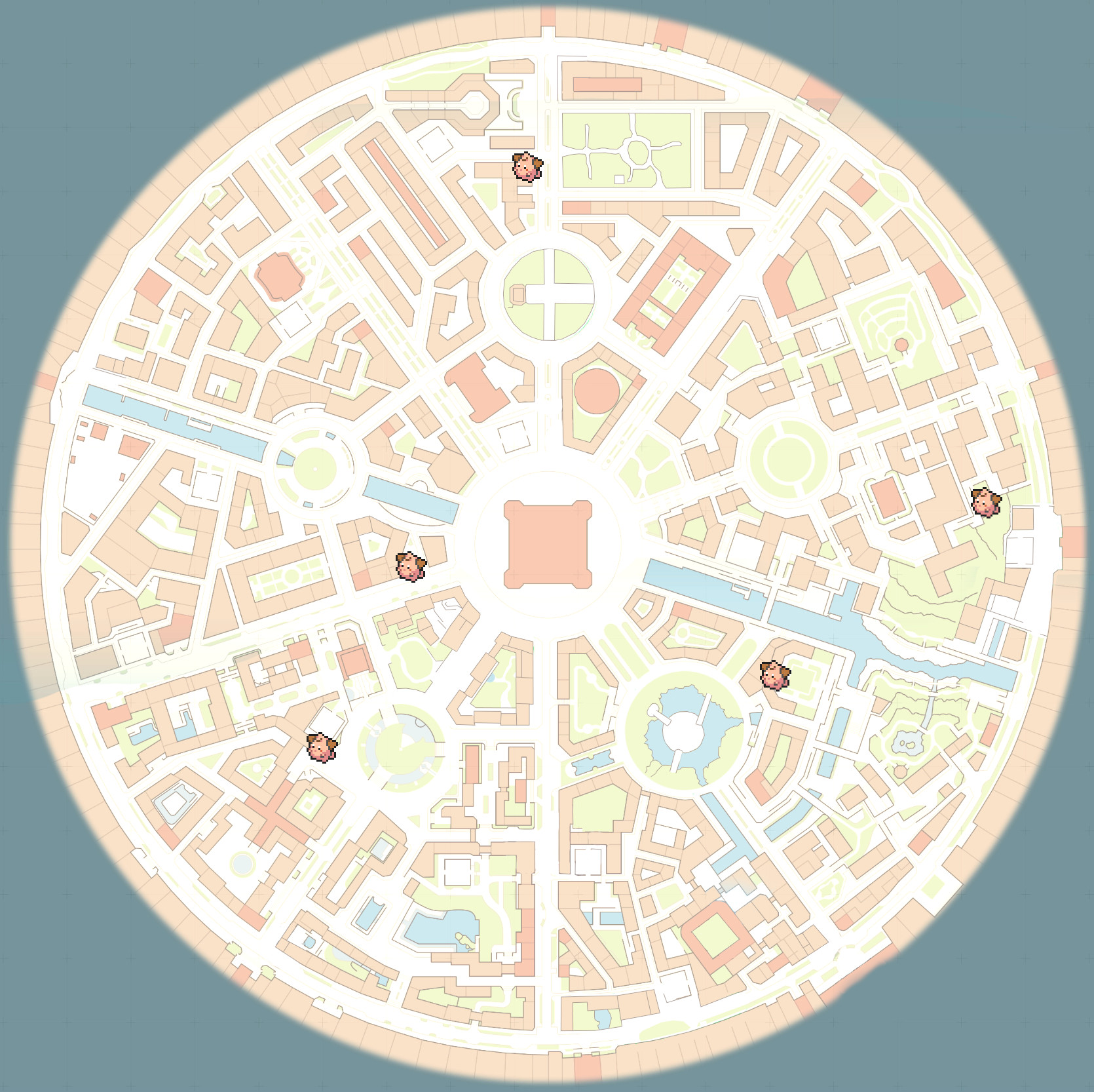 Pii-Fundorte in Illumina City Pii-Fundorte in Illumina City