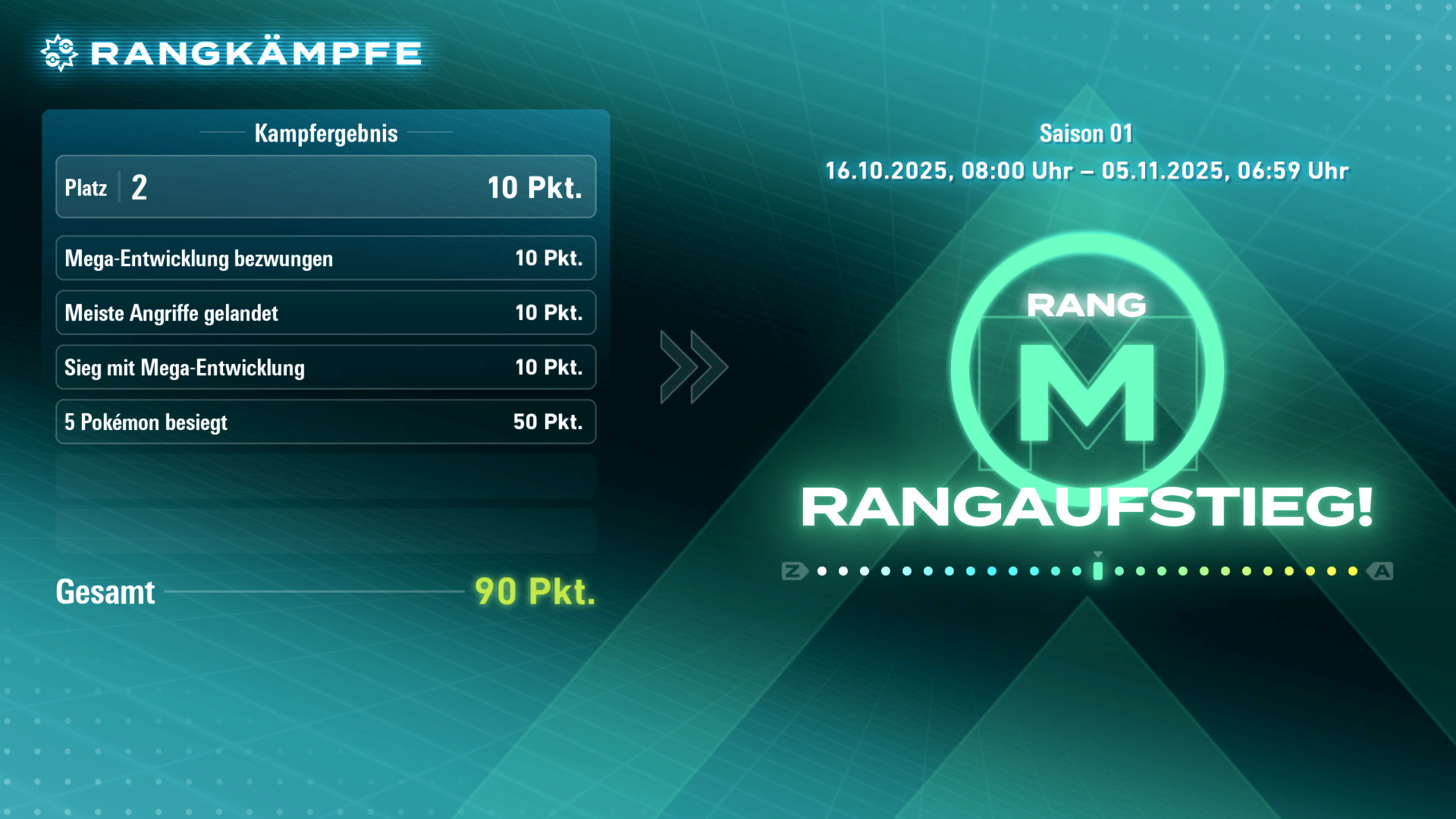 Rangkämpfe von Pokémon-Legenden: Z-A meistern Rangkämpfe von Pokémon-Legenden: Z-A meistern