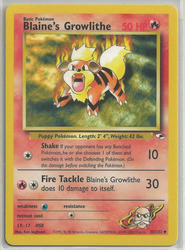 Gym Heroes 35/132 Blaine's Growlithe