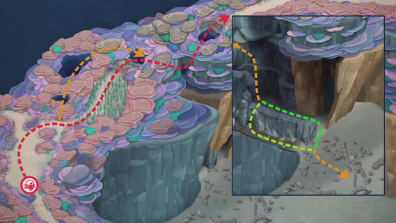 Karte von Lentil-Meeresgrund - Meeresgrund