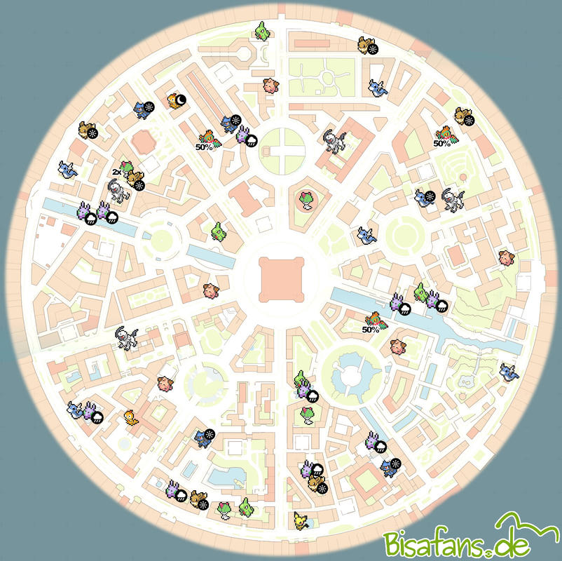 Karte von seltenen Pokémon in Pokémon Pokémon-Legenden: Z-A