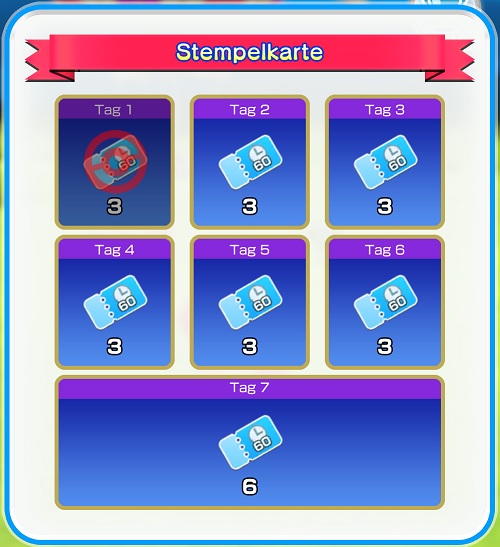 Stempelkarte Stempelkarte