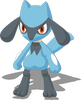 Standard-Pose von Riolu