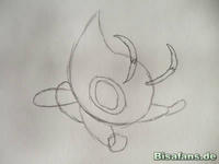 Zeichenkurs Celebi - Schritt 2