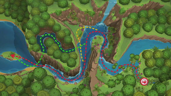 Karte von Großer Fluss (Tag)