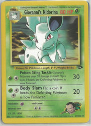 Gym Challenge 44/132 Giovanni's Nidorina