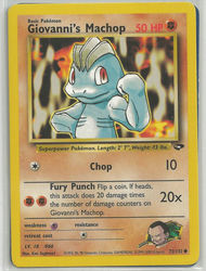 Gym Challenge 72/132 Giovanni's Machop