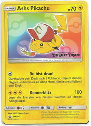 SM Black Star Promos SM108 Ashs Pikachu