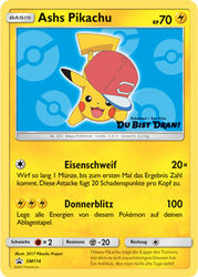 SM Black Star Promos SM114 Ashs Pikachu