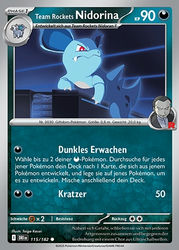 Ewige Rivalen 115/182 Team Rockets Nidorina