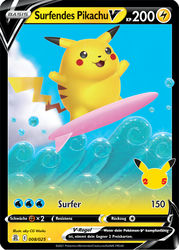 Celebrations 008/025 Surfendes Pikachu V