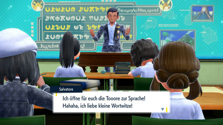Sprachkurs der Akademie in Pokémon Karmesin und Purpur