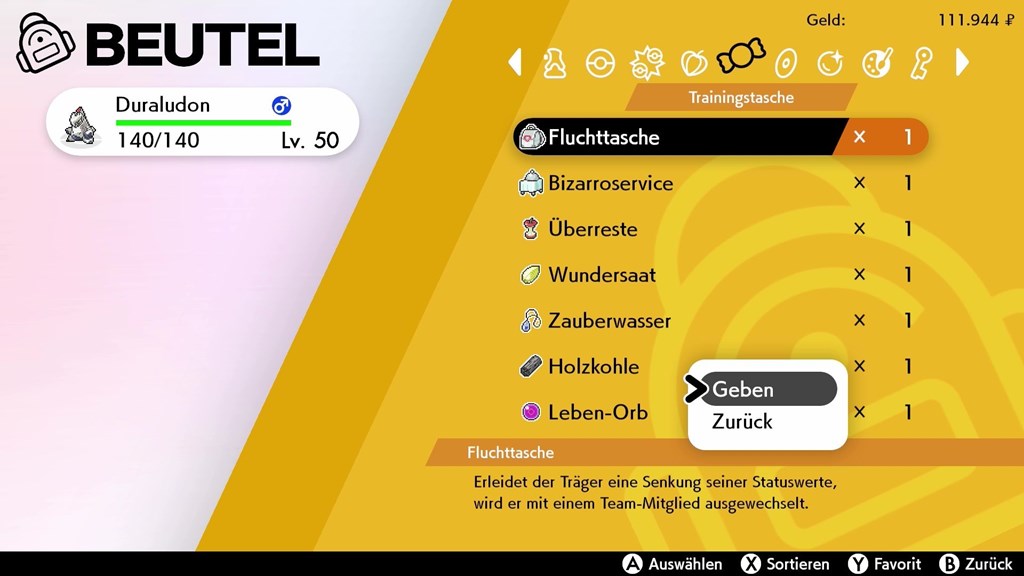 Screenshot Items Screenshot