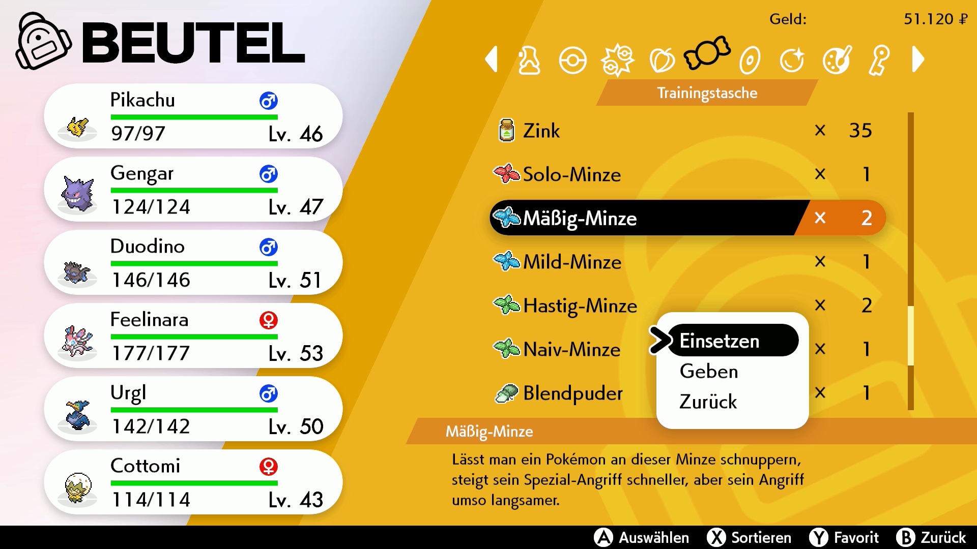 Screenshot Items Screenshot