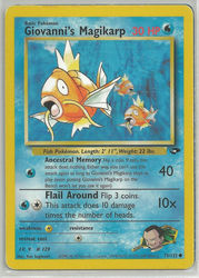 Gym Challenge 73/132 Giovanni's Magikarp