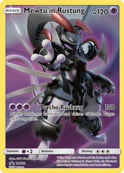 SM Black Star Promos SM228 Mewtu in Rüstung