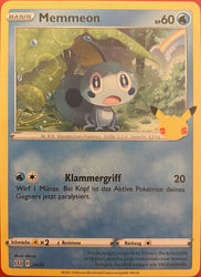 Schwert & Schild - McDonald's-Spezialserie 2021 24/25 Memmeon