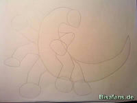 Zeichenkurs Giratina - Schritt 2