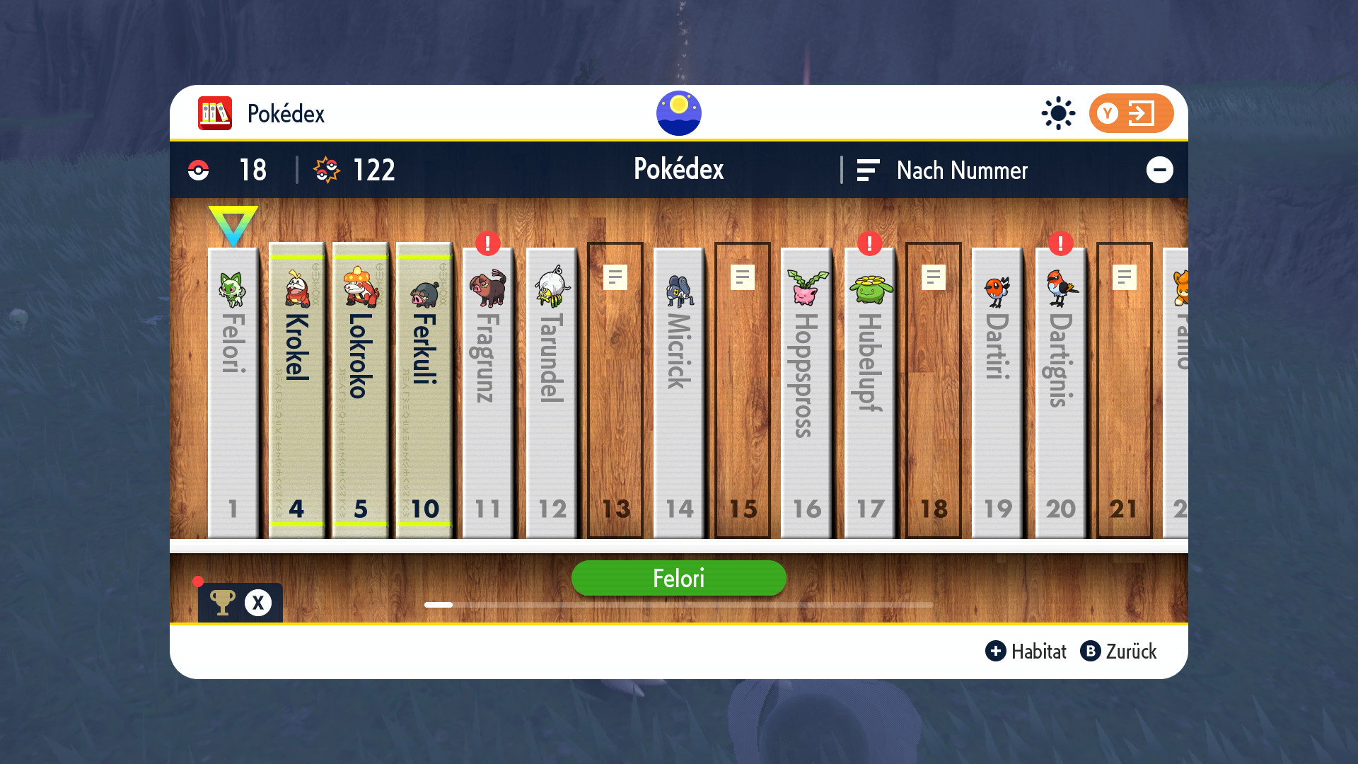 Pokédex-Belohnungen Pokédex-Belohnungen