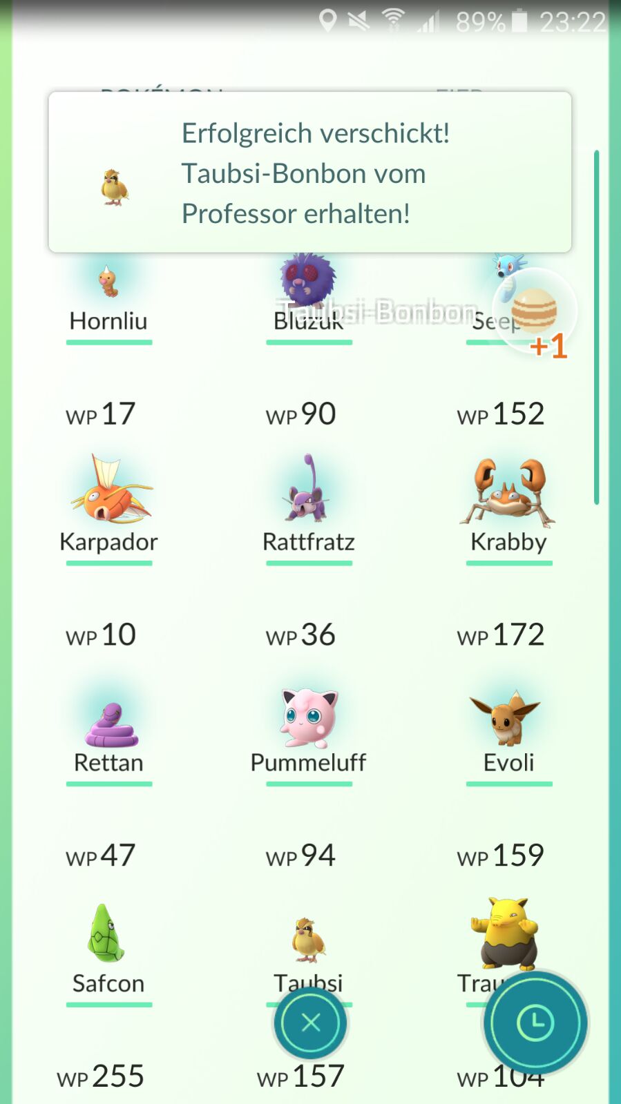 Pokèmon versenden Pokèmon versenden