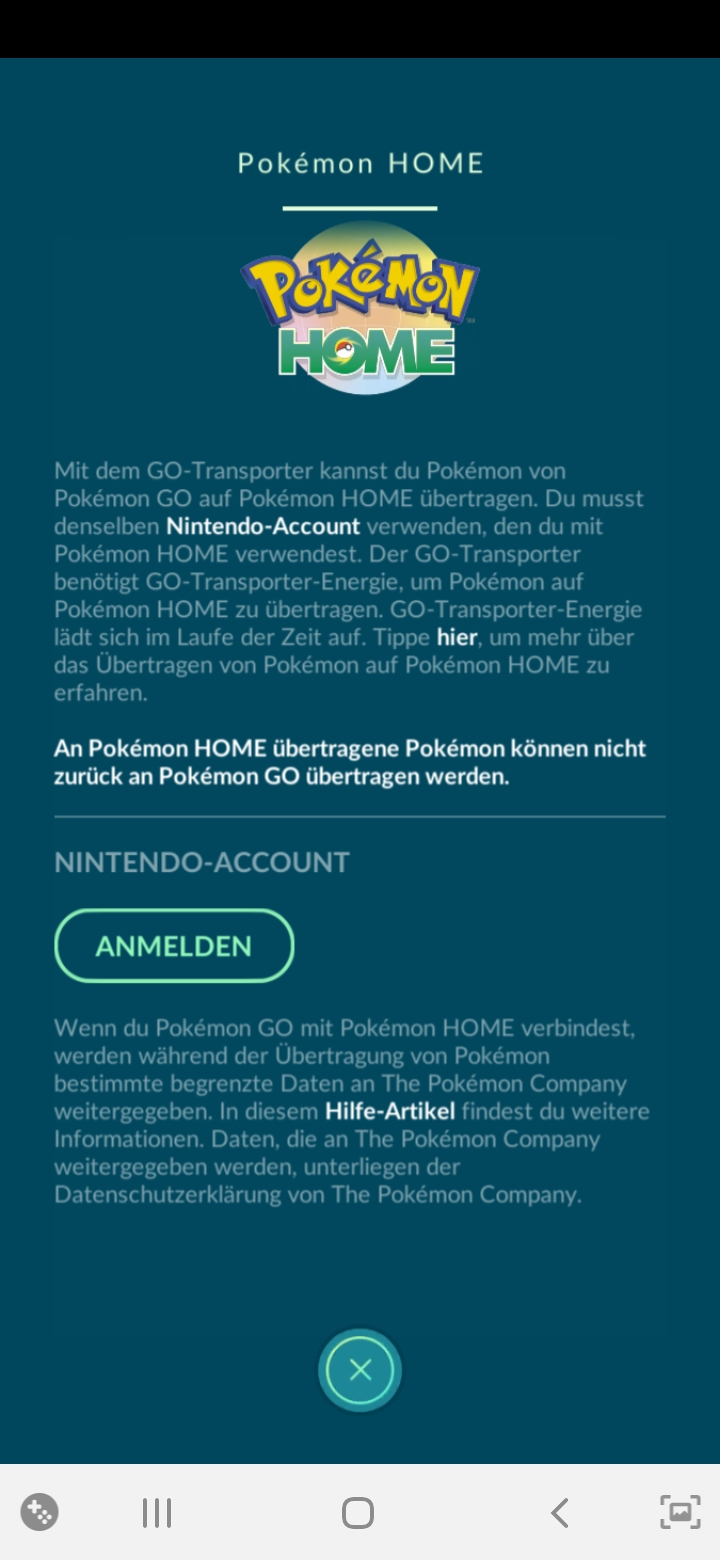 Pokémon GO Pokémon HOME Verbindung Pokémon GO Pokémon HOME Verbindung