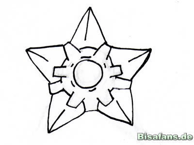 Zeichnen zacken stern 5 Fünfstern konstruieren