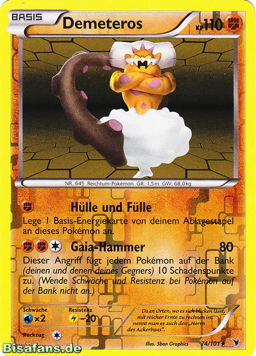 645 — Demeteros im Pokédex — Bisafans.de