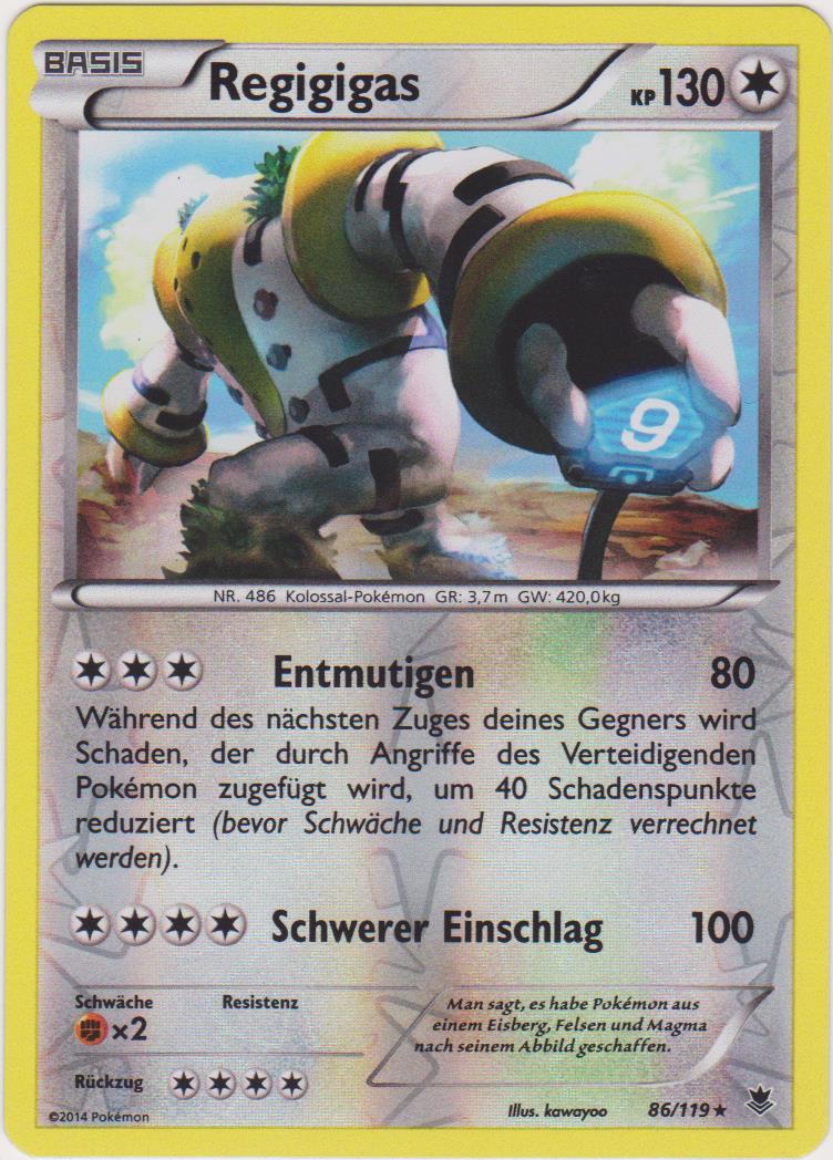 #486 — Regigigas Im Pokédex — Bisafans.de