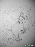 Zeichenkurs Ho-Oh - Schritt 7.1