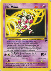 Base Set 2 27/130 Mr. Mime