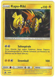 SM Black Star Promos SM30 Kapu-Riki
