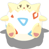 Andersrumpose-Pose von Togepi