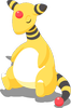 Kopfnickpose-Pose von Ampharos