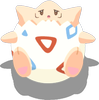 Andersrumpose-Pose von Togepi