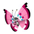 Vivillon Blumenmeermuster